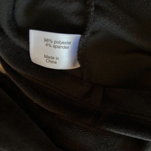 J. Jill Black Velour Cowl Neck Tunic plus size 3X - Picture 4 of 7